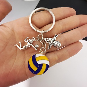 Volleyball Keychain Diving Player Charm Key <b>Ring</b> Accessories Volleyball Pendant Sports Souvenir Gift for Volleyball Lovers - Product Image 3
