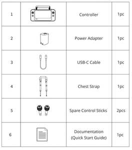 Controlador Inteligente Autel Robotics SE con Transmisión de 15KM para EVO2 EVO II 2 Pro Dual 640T RTK Enterprise V3, Controlador Inteligente Autel SE - Product Image 6