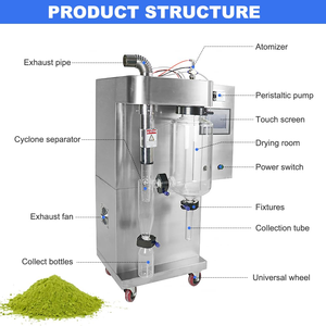 Equipo de secador por pulverización industrial de laboratorio utilizado para la fabricación de café instantáneo, leche en polvo, huevo en polvo y saborizantes - Product Image 3