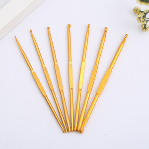 Ganchos de <span class=keywords><strong>ganchillo</strong></span> anodizados de <span class=keywords><strong>doble</strong></span> <span class=keywords><strong>punta</strong></span>: Herramientas de tejer duraderas de <span class=keywords><strong>doble</strong></span> <span class=keywords><strong>punta</strong></span> listas para stock de fábrica - Product Image 2