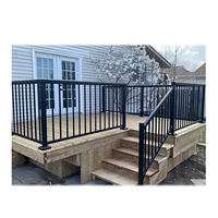 Villa Konstruktion Modernes Metall Dekorative Aluminium Sichtschutz Geländer Pulver beschichteter Garten Handlauf