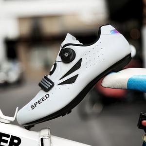 Nouvelles chaussures de cyclisme <span class=keywords><strong>pour</strong></span> hommes, chaussures de course sur route professionnelles en cuir confortables à enfiler, <span class=keywords><strong>pour</strong></span> le <span class=keywords><strong>VTT</strong></span> et les activités de plein air - Product Image 3