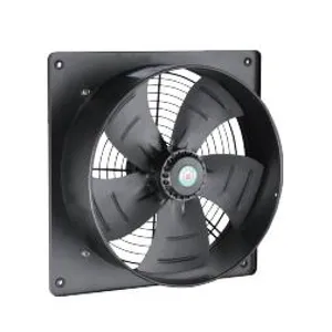 Ventilador de escape Industrial PBT de plástico negro con logotipo personalizado, Panel de refrigeración de AC/DC, ventilación centrífuga, ventilador Axial de montaje en pared