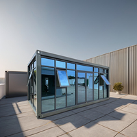Maison préfabriquée en panneaux sandwich en bois et en acier personnalisable, hôtel modulaire, bâtiments extérieurs avec design respirant