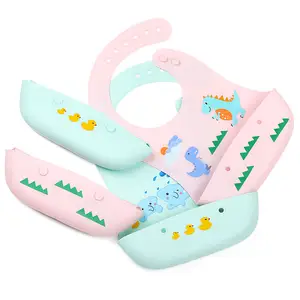 Baby Bib Manufacturer Promote New Rubber Baby Bib With Silicone Teether