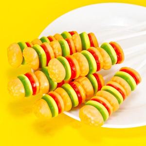 Bonnes affaires : Mini bonbons gélifiés en forme de hamburger, style hamburger, doux, pour fêtes, vente en gros, brochettes de bonbons gélifiés amusantes - Product Image 2