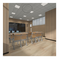 Style moderne 600X600 Faux Plafond Suspendu en Aluminium Carreaux de Plafond Décoratifs en Métal Carré Ignifuge avec Design Clip-in