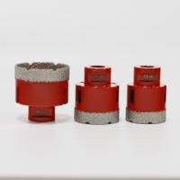 ZHUOSHI Forets diamantés brasés sous vide pour carrelage en porcelaine, céramique, marbre, maçonnerie, pierre - Compatibles avec les meuleuses d'angle