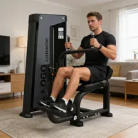 Appareil de fitness multifonctionnel professionnel en acier robuste pour exercices abdominaux/dos, avec extension complète du corps et capacité de charge lourde