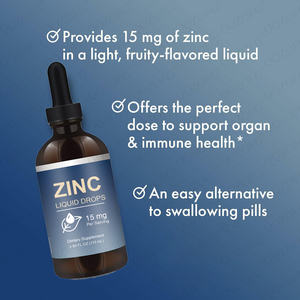 หยดสังกะสีเหลวเข้มข้นพิเศษสำหรับการสนับสนุนการพัฒนาเซลล์ที่ดีต่อสุขภาพ - Product Image 4