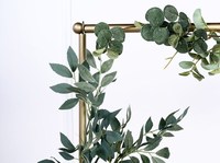 Support de fleur de cadre en métal doré/noir de mariage de fête d'anniversaire pour un beau dîner 6ft/8ft/Table ronde