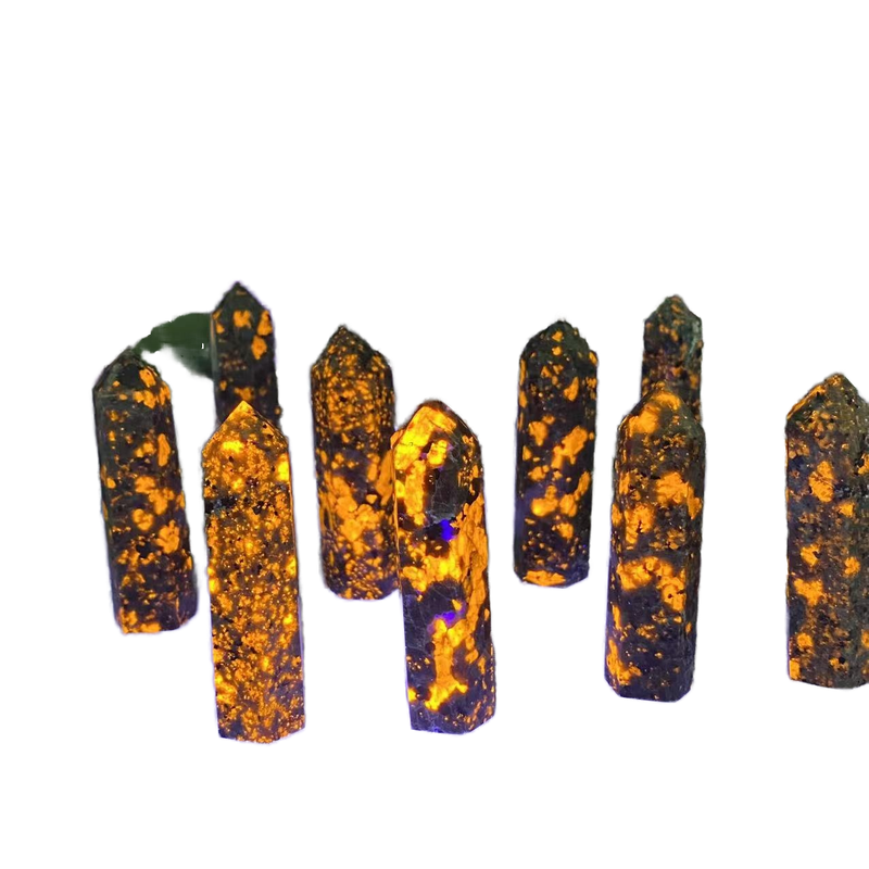Hengmei Wholesale Genuine Yooperlite Flame Stone