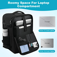 Sac à dos de voyage simple et de grande capacité, personnalisable/OEM, multifonctionnel, imperméable, pour ordinateur portable, idéal pour les trajets quotidiens