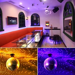 Custom <strong>Disco</strong> <strong>Balls</strong> Hanging Reflective Large Mirror <strong>Disco</strong> <strong>Ball</strong> For Home Party Festival Stage Decoration - Product Image 5