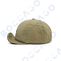 Casquette de baseball souple non structurée en nylon à séchage rapide avec logo brodé pour homme, idéale pour les sports de plein air, ajustable