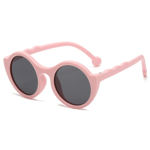 Bulk Custom logo Round <strong>Frame</strong> Silicone Children's Sunglasses Cute <strong>Baby</strong> <strong>Glasses</strong> Uv400 Polarized Kids Sunglasses - Product Image 6