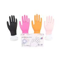Gants en nitrile de haute qualité, durables, super élastiques, de qualité alimentaire, sûrs, gants en nitrile jetables pour l'inspection de la santé