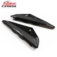AISAK Cache de pare-chocs latéral en fibre de carbone, garniture de ventilation extérieure, grille de remplacement pour BMW X5 G05 X5M F95 SUV 2019+