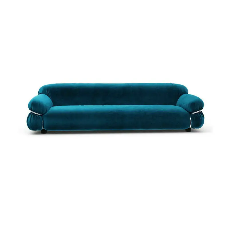 Canapé en velours au design moderne du milieu du siècle canapé sectionnel meubles de salon ensembles de canapés modulaires pour salle de lecture
