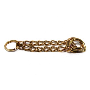 3/4 pouces Martingale collier de chien chaîne collier de chien matériel métal solide laiton chaîne or tour de cou demi étranglement chaîne D anneau collier de chien - Product Image 2