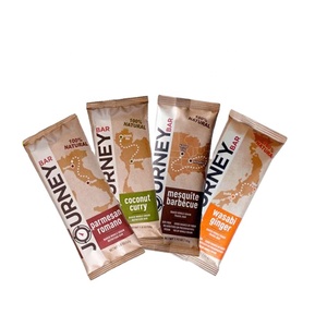 Sacs de pochette d'emballage personnalisés scellés à chaud <span class=keywords><strong>Galaxy</strong></span> Snack Noix Énergie Protéine Champignon Chocolat Barre de bonbons - Product Image 3