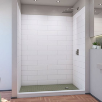 Wiselink – mur de douche en pierre artificielle, panneaux de mur de douche, salle de bain, surface solide