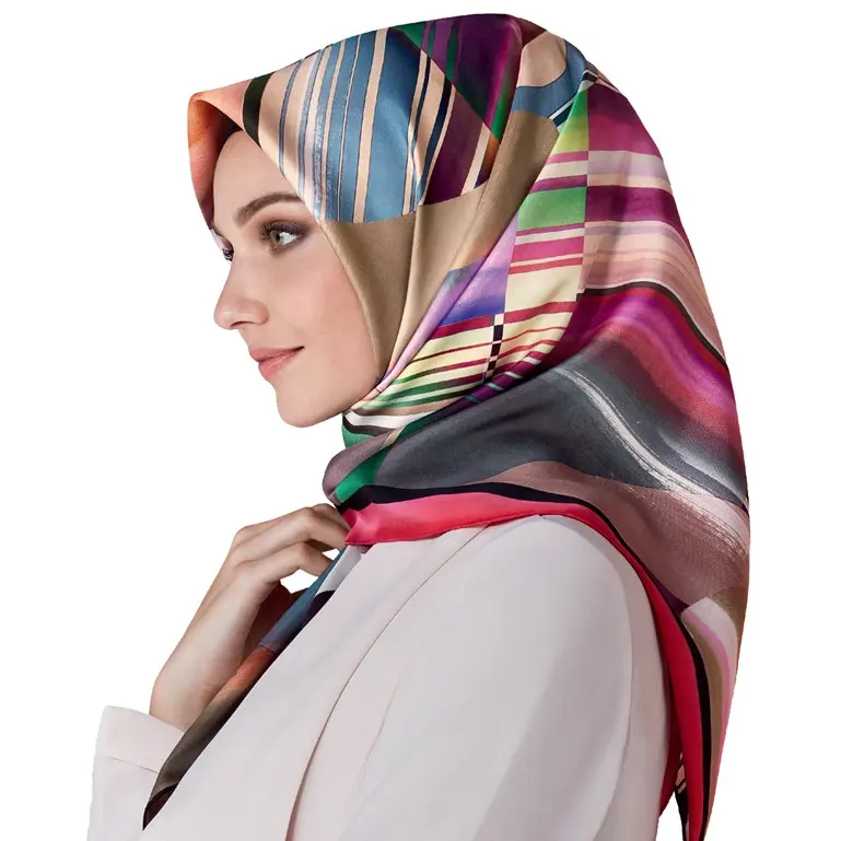 จัดส่งฟรี Designs Hijab ดอกไม้พิมพ์ชีฟองผ้าพันคอผ้าพันคอสำหรับ Warming