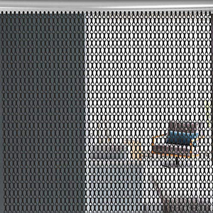 Filet métallique décoratif noir personnalisable pour rideau de restaurant, cloison de salon, clôture en mailles de chaîne - Product Image 1