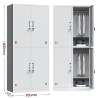 Armoire de classement de bureau moderne en métal avec tiroirs verrouillables - Meuble de rangement scolaire durable
