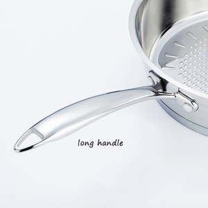 Bộ nồi chảo inox 18/10 cao cấp 10 món, dùng được với bếp từ, nắp kính, bền, thiết kế mới, không cần phủ lớp chống dính - Product Image 6