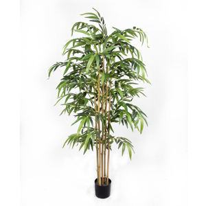 Прямые продажи с фабрики, дешевое искусственное бамбуковое дерево, зеленые шелковые листья, искусственное бамбуковое растение для домашнего декора гостиной - Product Image 5