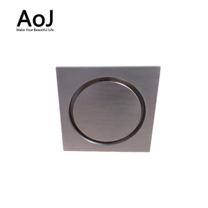Drenaje de suelo comercial cromado de latón de <span class=keywords><strong>4</strong></span> pulgadas moderno antiolor antiinsectos para baño de drenaje rápido para el hogar del Hotel - Product Image 2