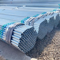 Harga ASTM A53 Q195 Q235 tabung pipa baja galvanis 1-1/1/2 "1-1/1/4" Sch80 tabung pipa baja celup panas
