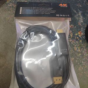 สายเคเบิลดิสเพลย์พอร์ตเป็น HDMI ยาว 1.8 เมตร ชนิดตัวผู้ต่อตัวผู้ รองรับความละเอียด 2K สำหรับเชื่อมต่อจอภาพ พร้อมตัวนำทองแดงปราศจากออกซิเจนและสายถัก - Product Image 4