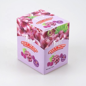 Mỹ Vegan <span class=keywords><strong>Gummy</strong></span> Chew Jelly Kẹo Trong Trái Cây Hương Vị Caramelos Nho Hình Dạng Mô Hình Bao Bì Halal Và Miễn Phí Đóng Hộp Kẹo - Product Image 3