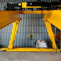 Grue à portique de style européen, modèle NMG, 10 tonnes, structure compacte, OEM personnalisée, pour atelier