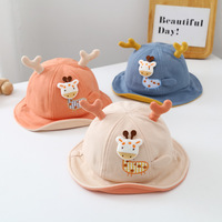 Gorro de Pescador para Bebé, Estilo Coreano, Lindo, para Niños y Niñas, 100% Algodón, Protección Solar, Transpirable, Moderno, Gorro de Pescador Delgado