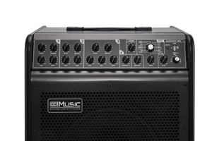 Amplificateur de guitare acoustique multifonction 300 watts rechargeable en acier inoxydable 4 canaux 16 effets avec haut-parleur portable - Product Image 5