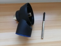 Adaptateur collecteur de poussière pour foret diamanté à noyau sec M22F+m16M pour perçage sans poussière