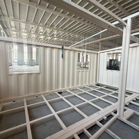 Maison conteneur extensible facile à installer 20ft 40ft, 2 chambres, préfabriquée, modulaire, pour bureau, café, usine avec terrasse