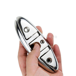 Bolardos Ocultos de Acero Inoxidable 316 (Tipo Cuerno) Nuevos, Accesorios para Yates y Embarcaciones Marinas - Product Image 1