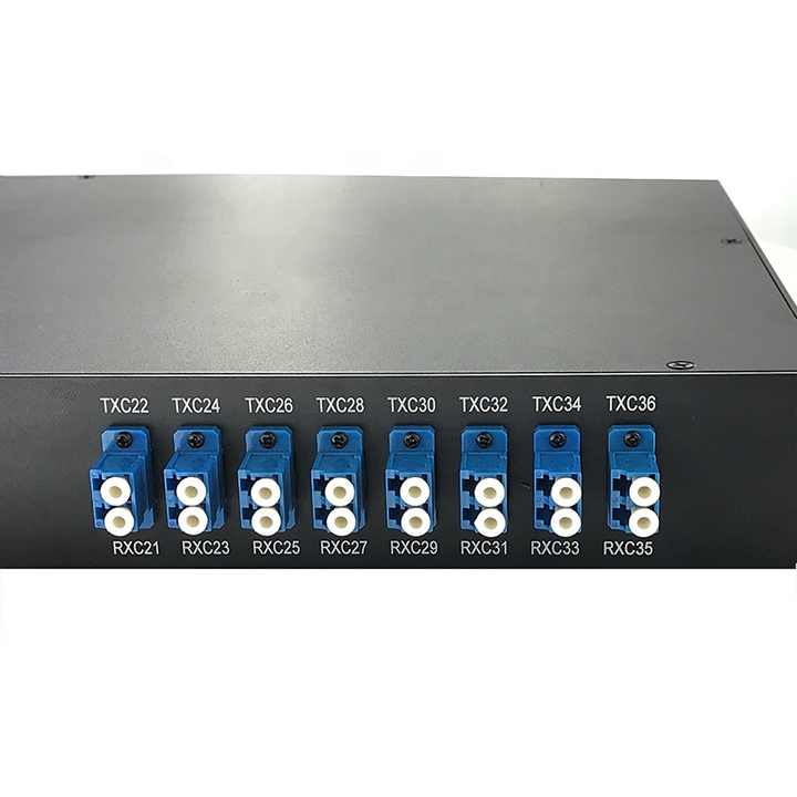 5g Network Rack 5G Fiber Optic Equipment Rack Mount - 16 Channel DWDM