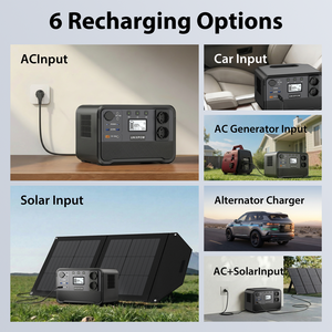 Station d'alimentation portable UNIXPOW OEM 700W LiFePO4, générateur solaire MPPT avec chargeur de voiture pour le <span class=keywords><strong>camping</strong></span> et les voyages en plein air - Product Image 3