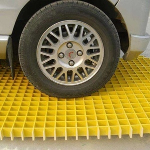 高強度で耐久性のある成形されたプルトルドファイバーグラスFRPグレーチングメッシュ歩道 - Product Image 4