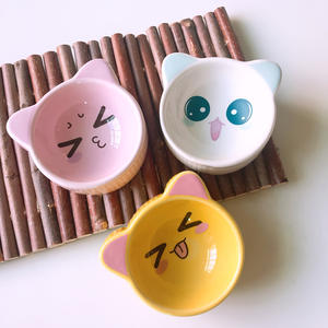 Toptan Hamster yiyecek kasesi sevimli tavşan yiyecek kasesi seramik kase Pet - Product Image 6