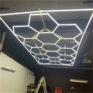 Aluminium Behuizing Auto Showroom Garage Honingraat Wandlamp 6000K Zeshoek Led Licht Voor Plafond - Product Image 2