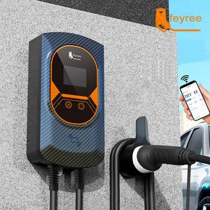 Estación de Carga para Vehículos Eléctricos Doméstica de 16A/32A, Tipo 2/GBT, CA 22kW, Montaje en Pared, Certificación CE - Product Image 4