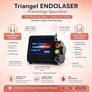 Láser de Diodo Dual de 980nm y 1470nm para Hemorroidectomía, para Proctólogos/Proctología - Product Image 2