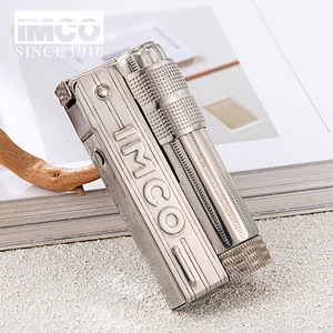 Encendedor de Queroseno <span class=keywords><strong>IMCO</strong></span> de Acero Inoxidable con Diseño de Logotipo, Estilo Retro, con Rueda de Moler - Product Image 2