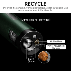 <b>Windproof</b> Powerful Jet Flame Torch <b>Lighters</b> with Cigar Holder Needle Metal Cigar <b>Lighter</b> - Product Image 4